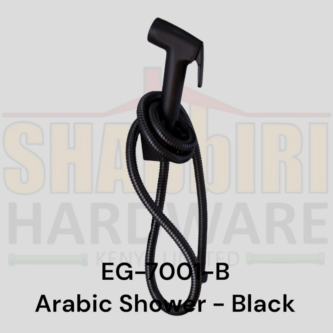 ARABIC SHOWER BLACK FINISH SH7001-B