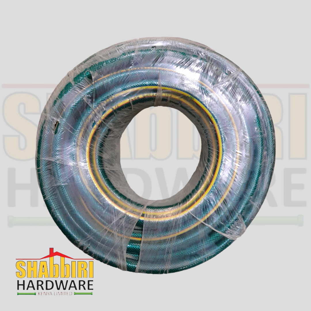 BRAIDED GREEN HOSE PIPE 3/4 X 120FT