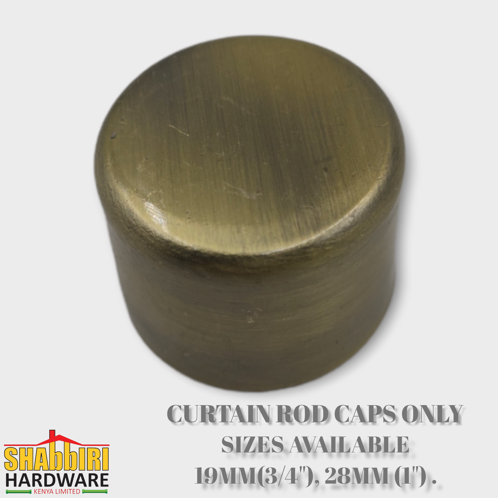 CURTAIN ROD CAP ONLY 19MM