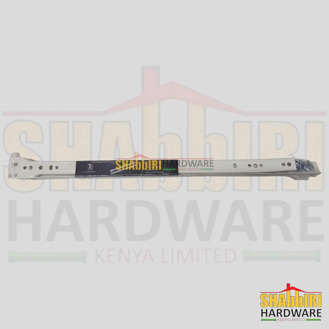 DRAWER SLIDER/RAIL WHITE  12"