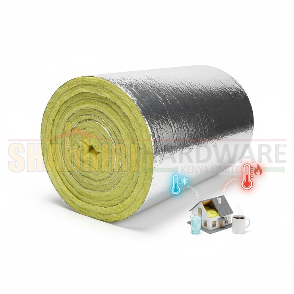 Fiberglass Wool Blanket 15m x 1.2m x 50mm