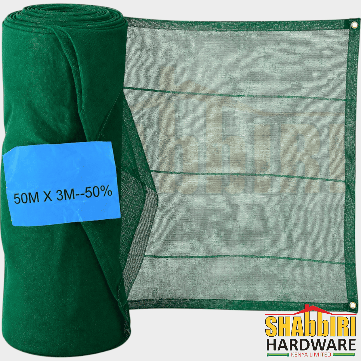 Green Construction Safety Net 50% – 50m x 3m
