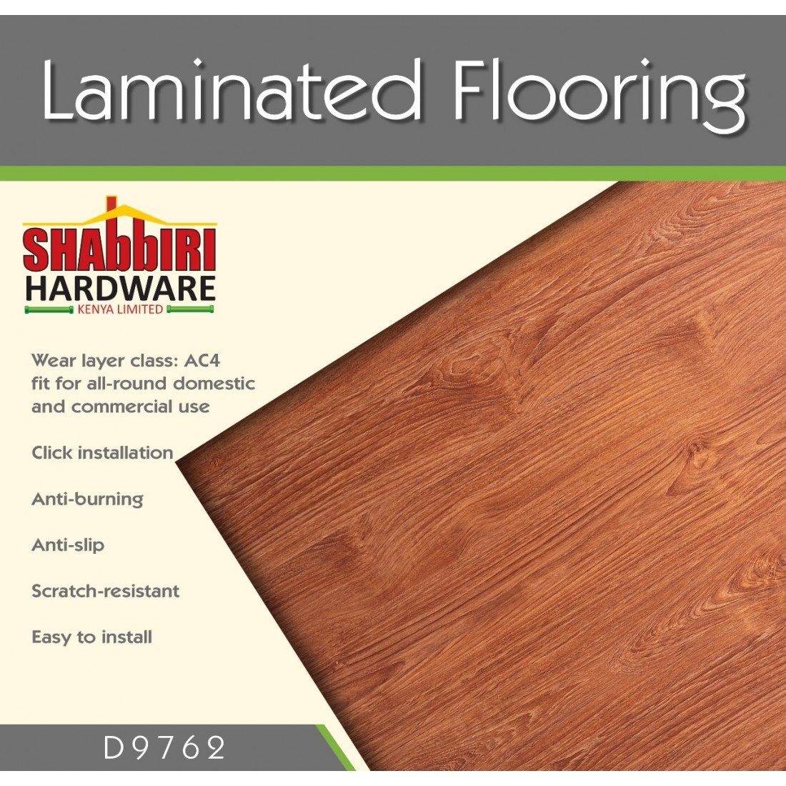 LAMINATED FLOORING D9762