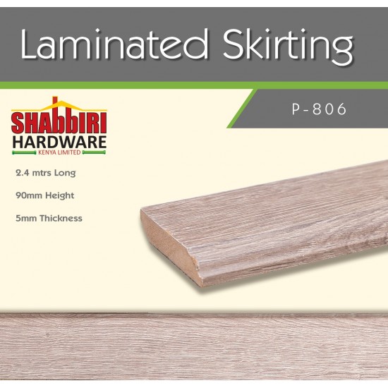 LAMINATED SKIRTING P806 2.4 MTRS LENGTH