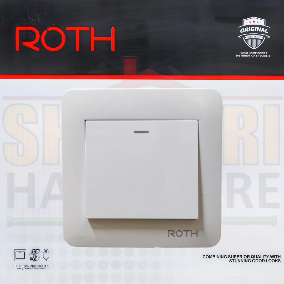 1 GANG 1 WAY SWITCH ROTH
