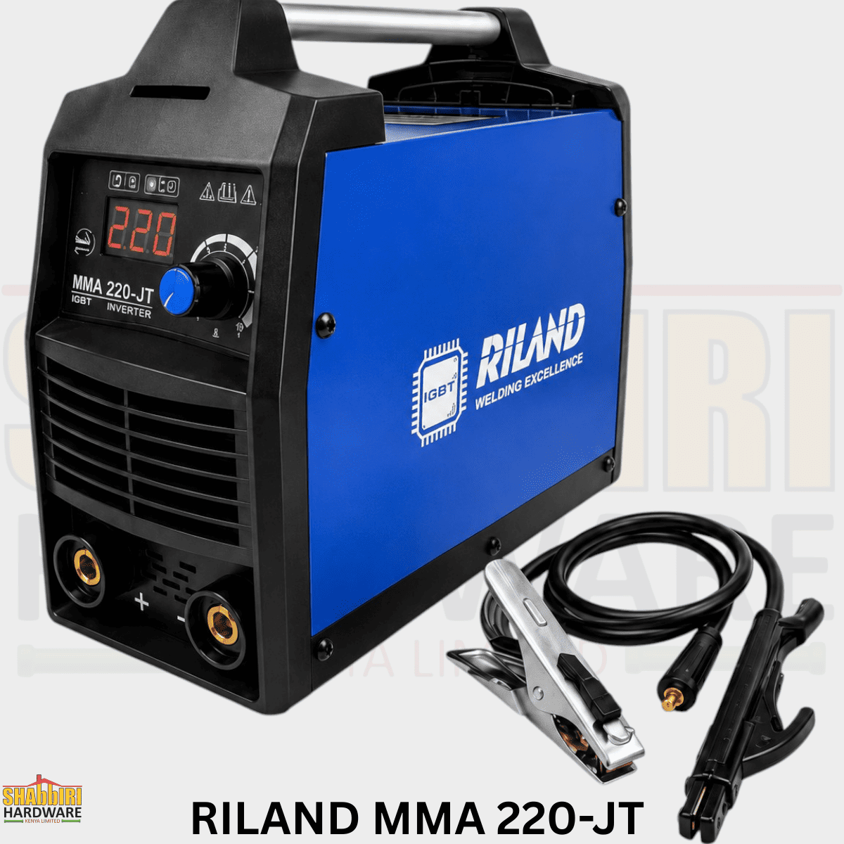 RILAND MMA 220-JT Classical Welder 220 Amps – IGBT Inverter Arc/Stick Welding Machine