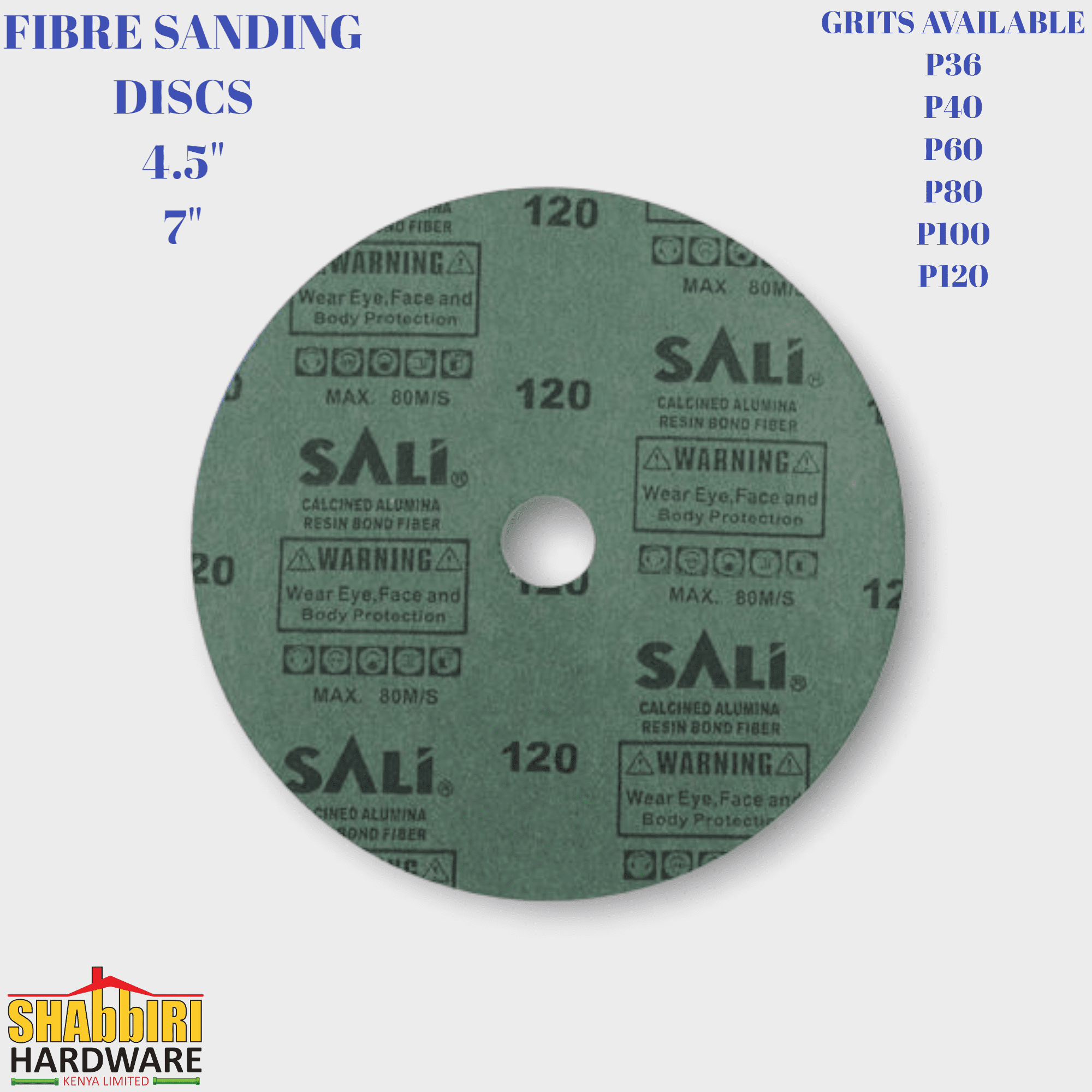 SANDING DISC 7"