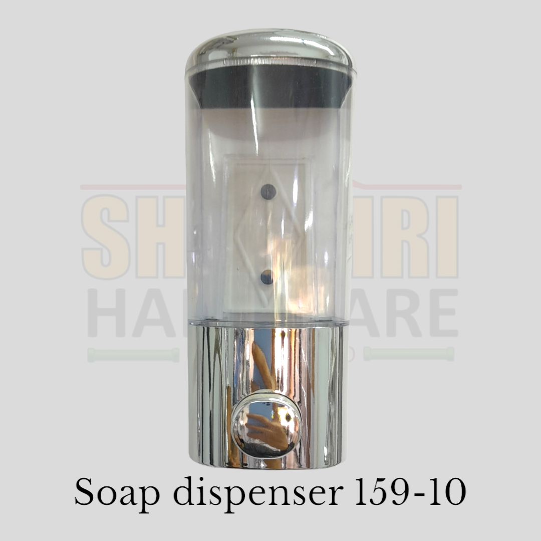 SILVER SOAP DISPENSER
