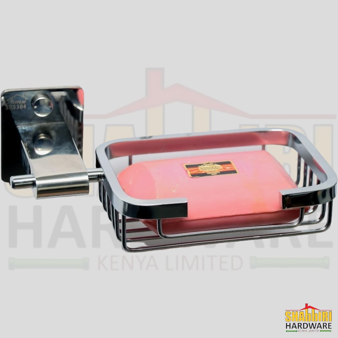 PREMIUM SOAP HOLDER (SLIM SQUARE BASE) SS304